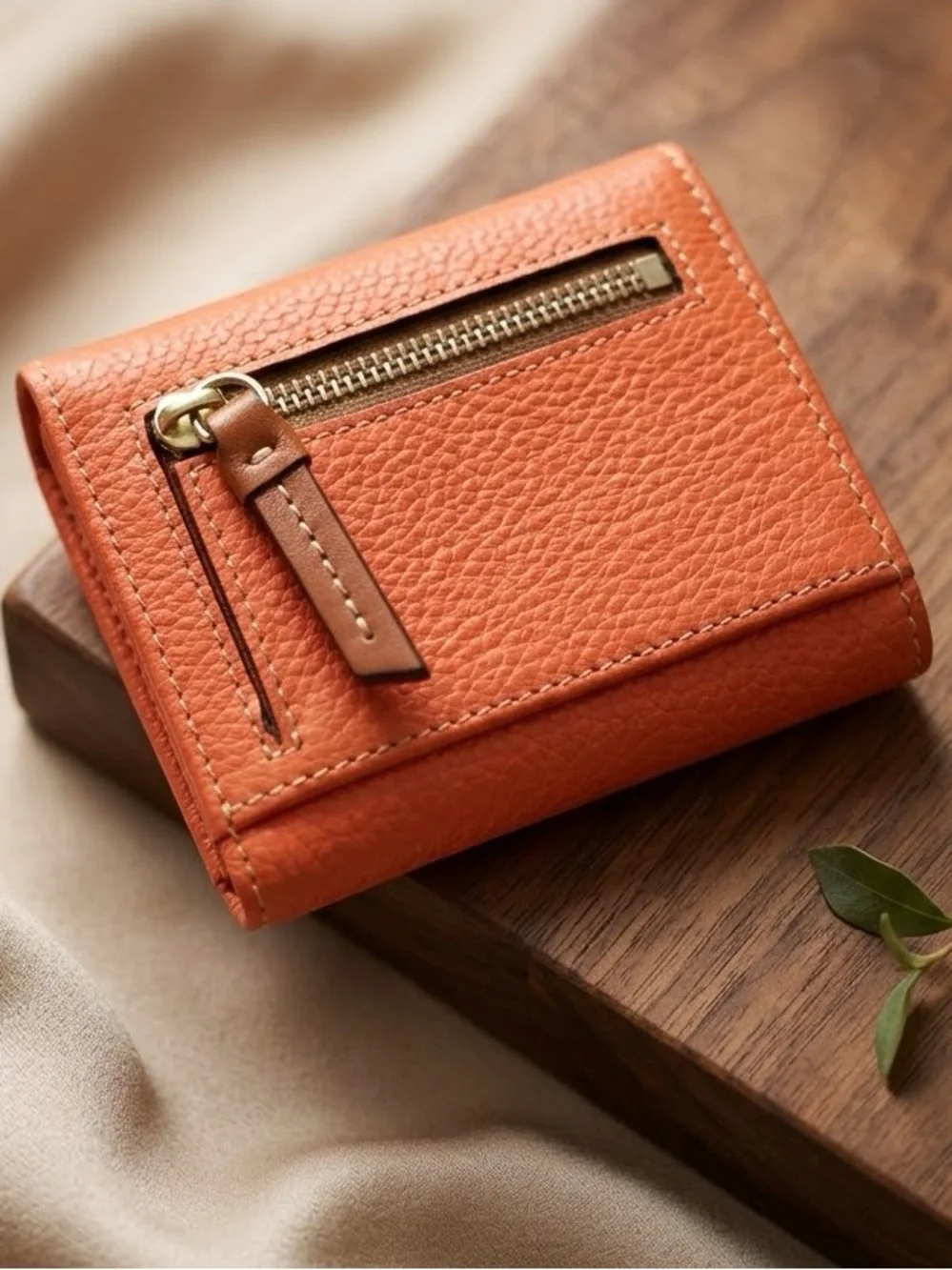 Dooney & Bourke Clementine Pebble Leather Bi-Fold Wallet